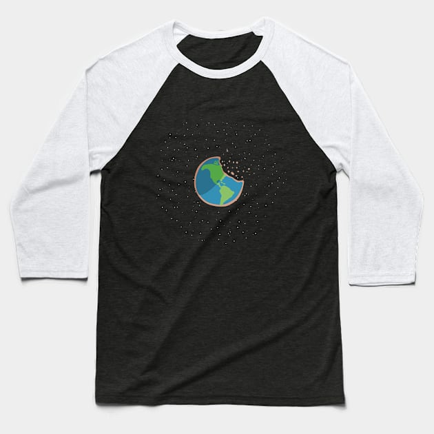 Cookie Earth Baseball T-Shirt by Zayter